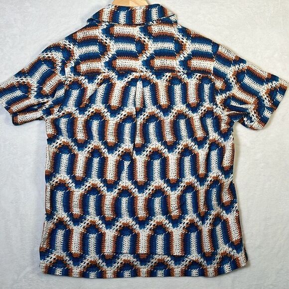 BDG Dylan Linen Souvenir Button-Down Shirt-NWT-Women XS - Picture 6 of 7